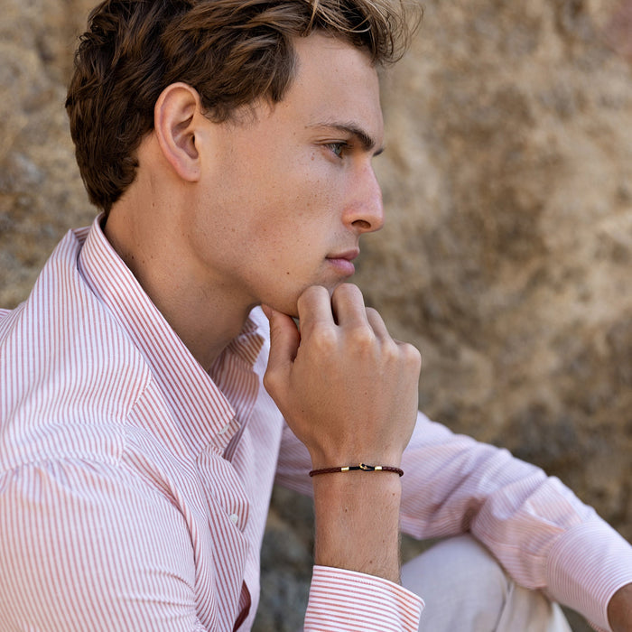 Pulseira Uno de Couro Olivetti®